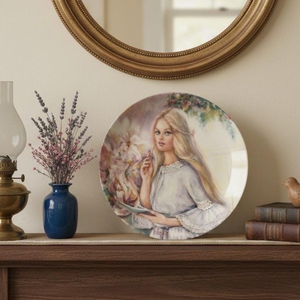 Vintage "The Love Letter" Plate Wedgewood Of Etruria And Barlaston Decorative... - Picture 2 of 8